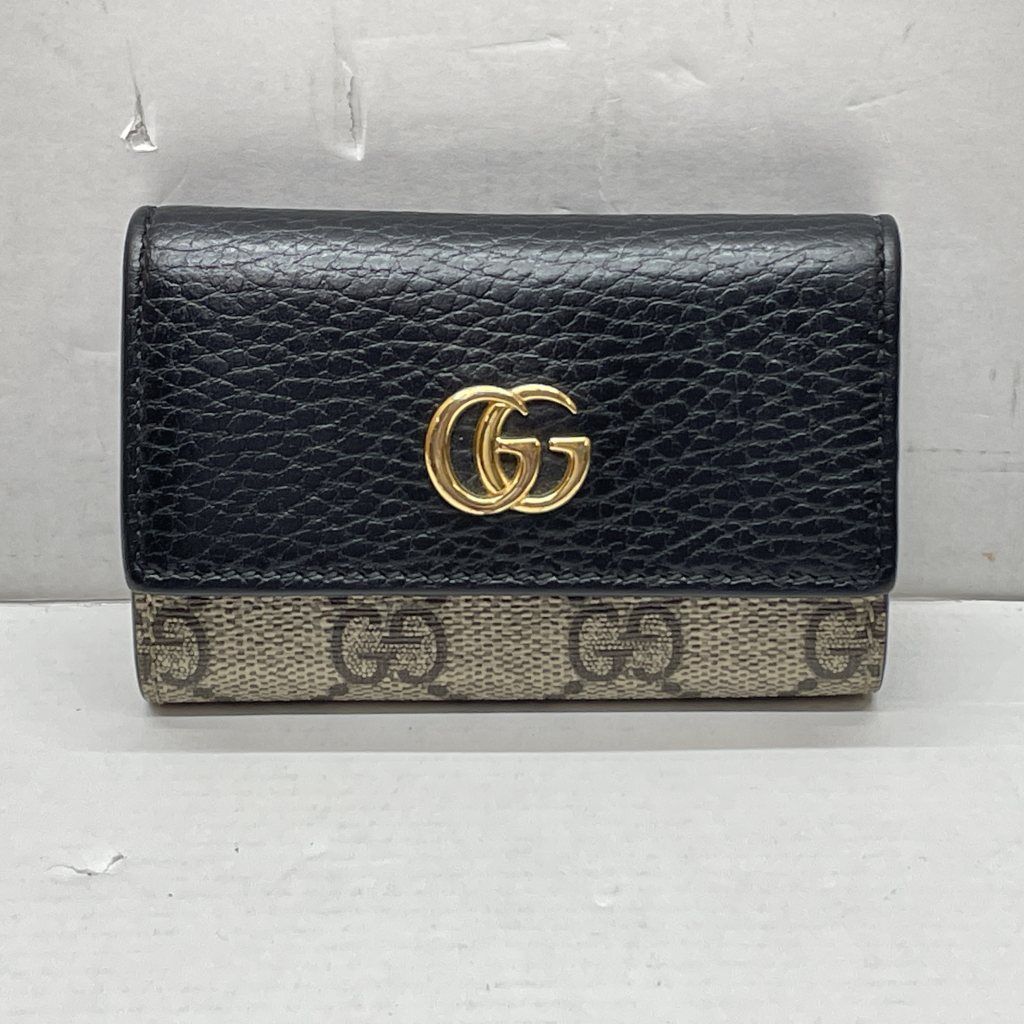 GUCCIキーケース【専用】 01w-4610 グッチ GUCCI GGマーモント GGスプリーム レザー6連