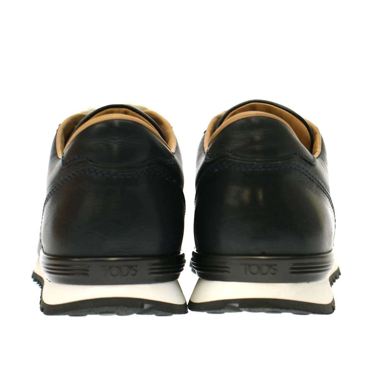 TOD'S トッズ ローカットレザースニーカー ネイビー 5 1/2 - メルカリ