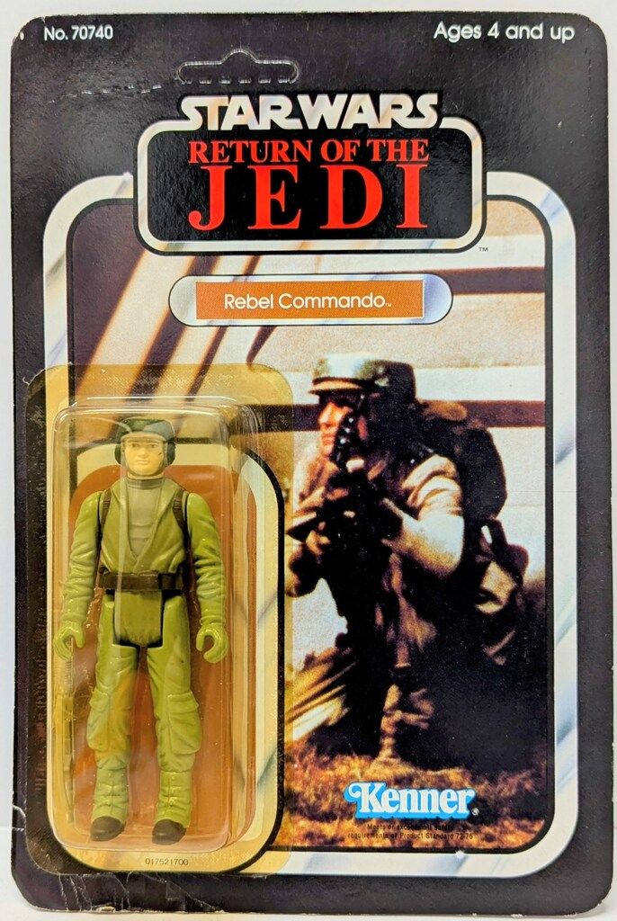 KENNER 65バック ACTION FIGURES REBEL COMMANDO 3.5インチ