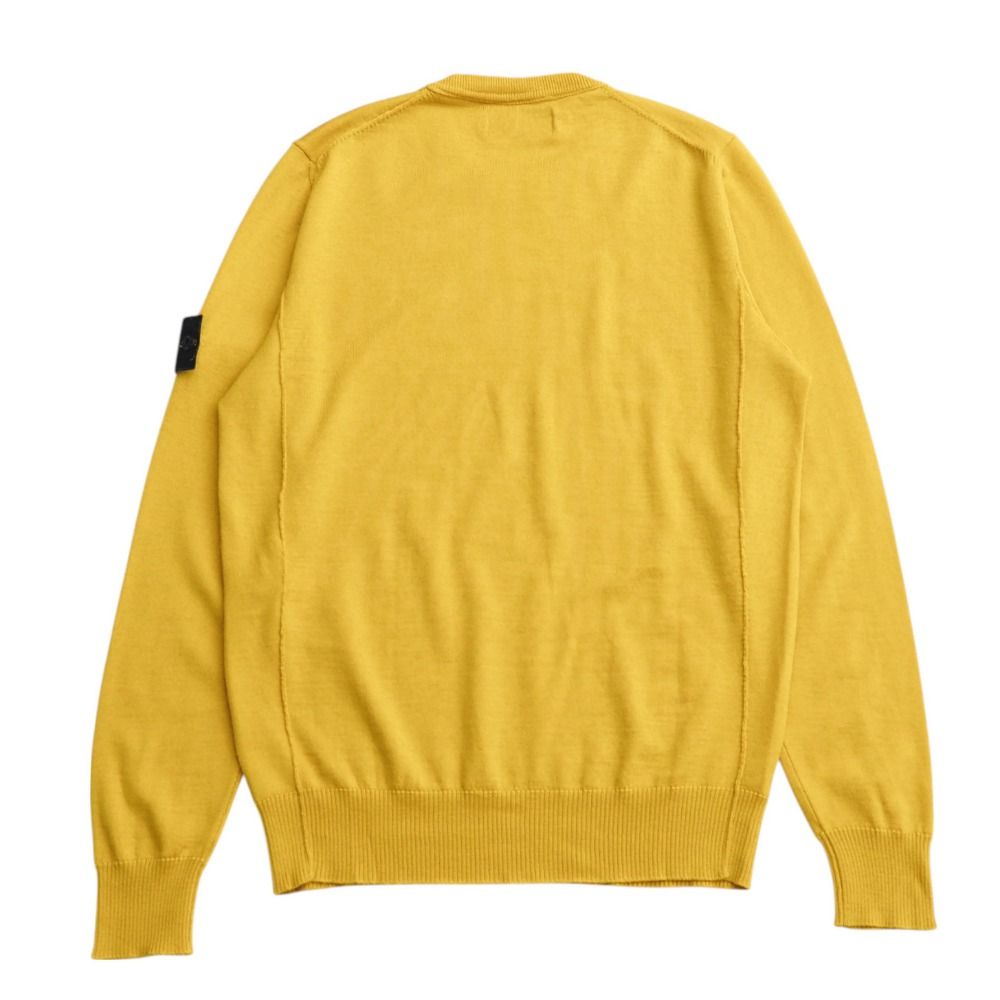 ストーンアイランド 2024AW ニット定価8万円 【美品】 STONE ISLAND ストーンアイランド ミドルゲージ ラムウール