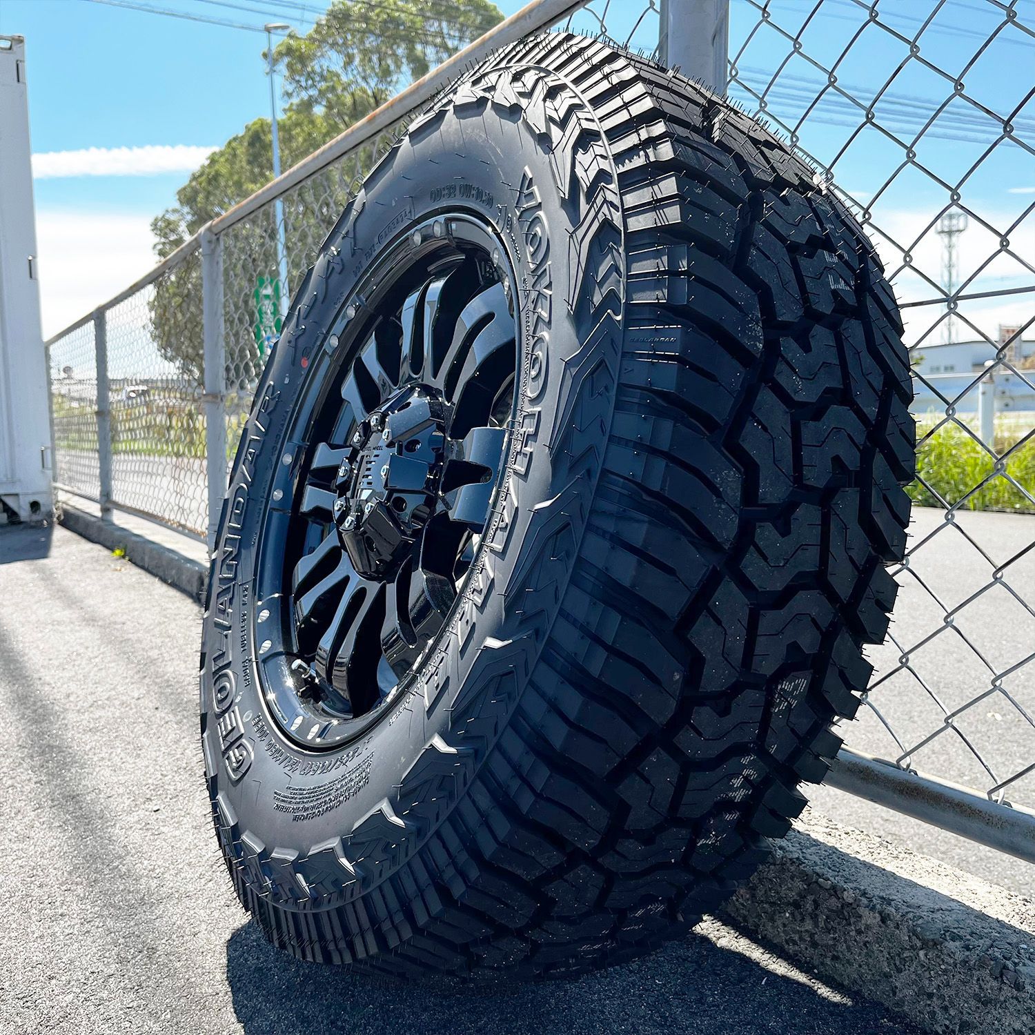 新品4本セット】プラド ハイラックス FJ H3 タイヤホイールセット 17