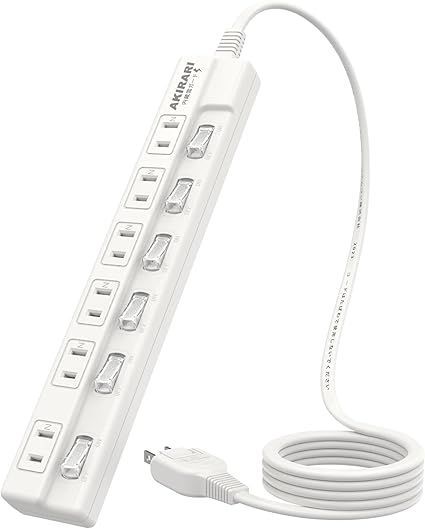限定セール，高品質 【在庫処分】電源タップ スイッチ付き 1ｍ 6口 雷ガード ホワイト 個別スイッチ スイッチ電源タップ テーブルタップ 延長タップ おしゃれ 延長ケーブル 雷ガード ほこりシャッター付 たこあ 応募券