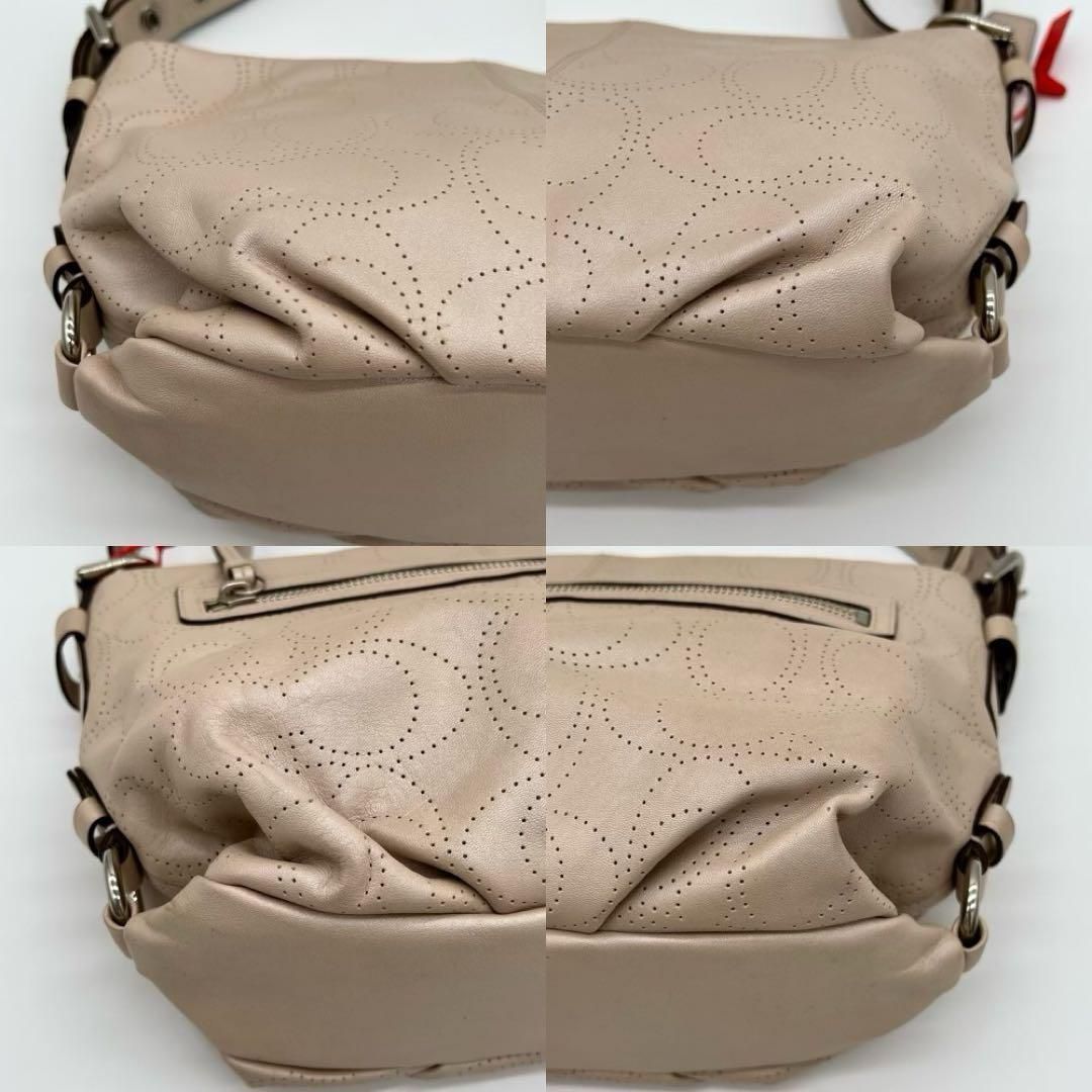美品】COACH シグネチャー パンチング トートバッグ 2way