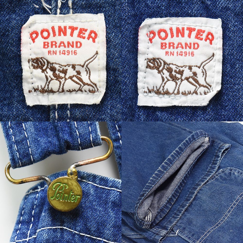 POINTER BRAND ポインター ブランド オーバーオール W32 L30
