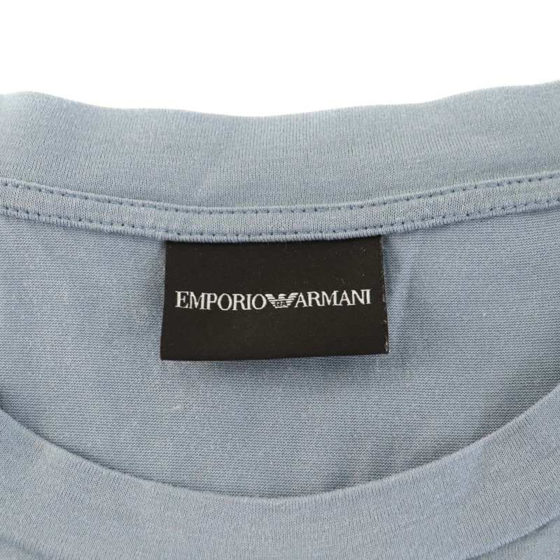 エンポリオアルマーニ EMPORIO ARMANI コットンブレンドクルーネック 