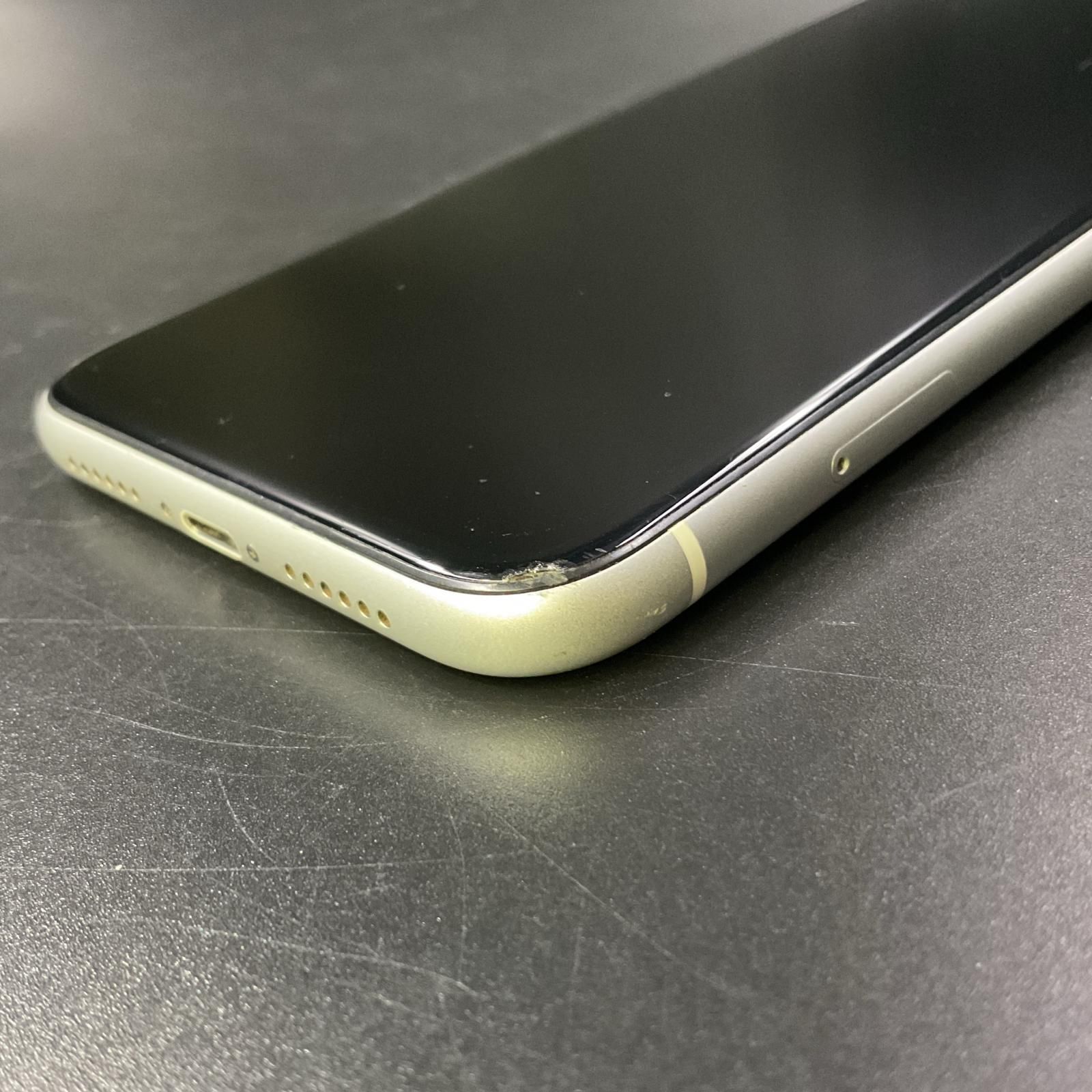 iPhone XR 128GB ホワイト SIMフリー 白ロム 動作確認済 100%【全額 