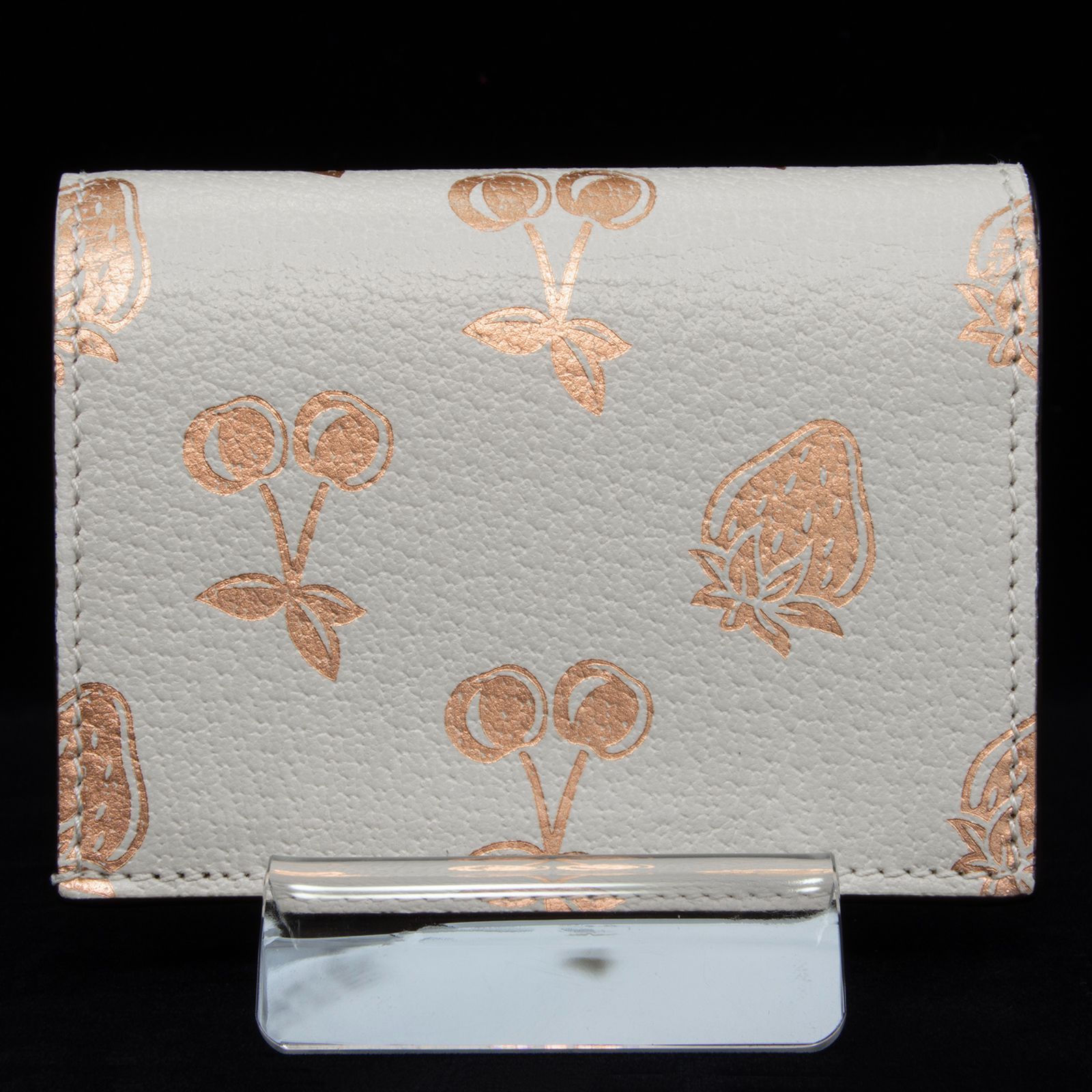 グッチ GUCCI 二つ折り財布 GGマーモント チェリー イチゴ 希少】GUCCI フルーツ 二つ折り財布 GGマーモント チェリー イチゴ