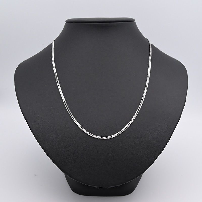 PT850(プラチナ) 喜平ネックレス 6面カットダブル 11.3g 50cm 新品 