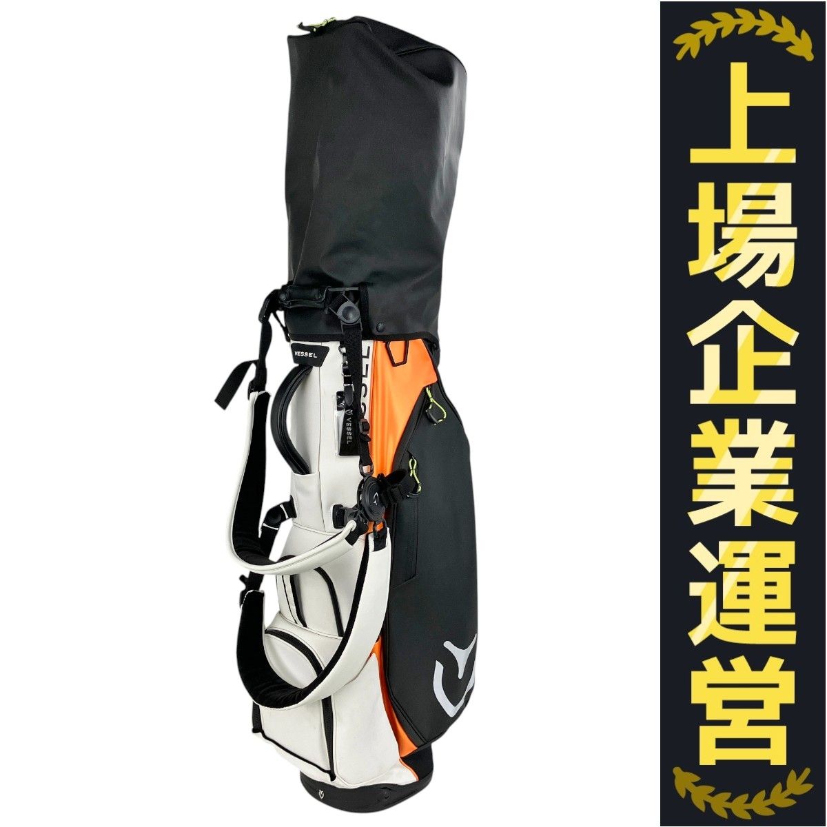 値下げ！VUZZURY VALDR （バズリーバルドル）スタンドバッグ ブラック バズリーバルドル ゴルフ Black Ship Caddy Bag スタンド