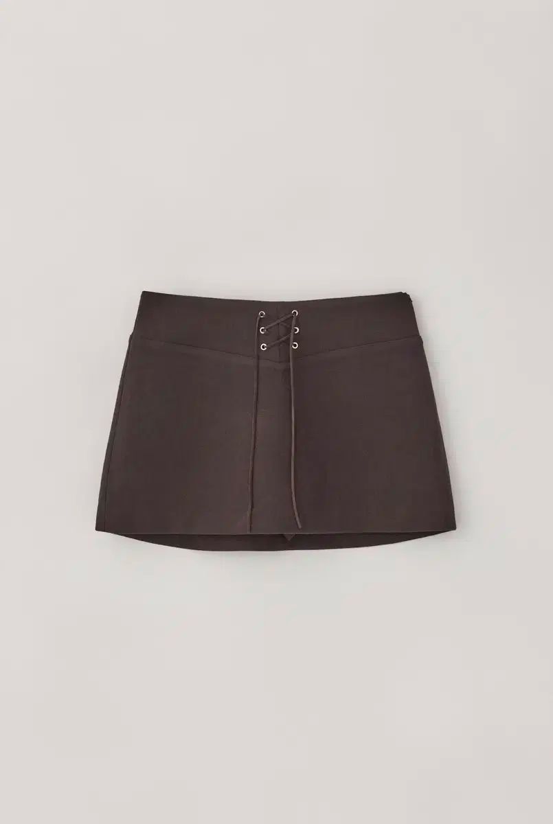 TANNAT コルセット シャーリング スカート ブラウン S ウォニョン WONYOUNG チャンウォニョン 着用