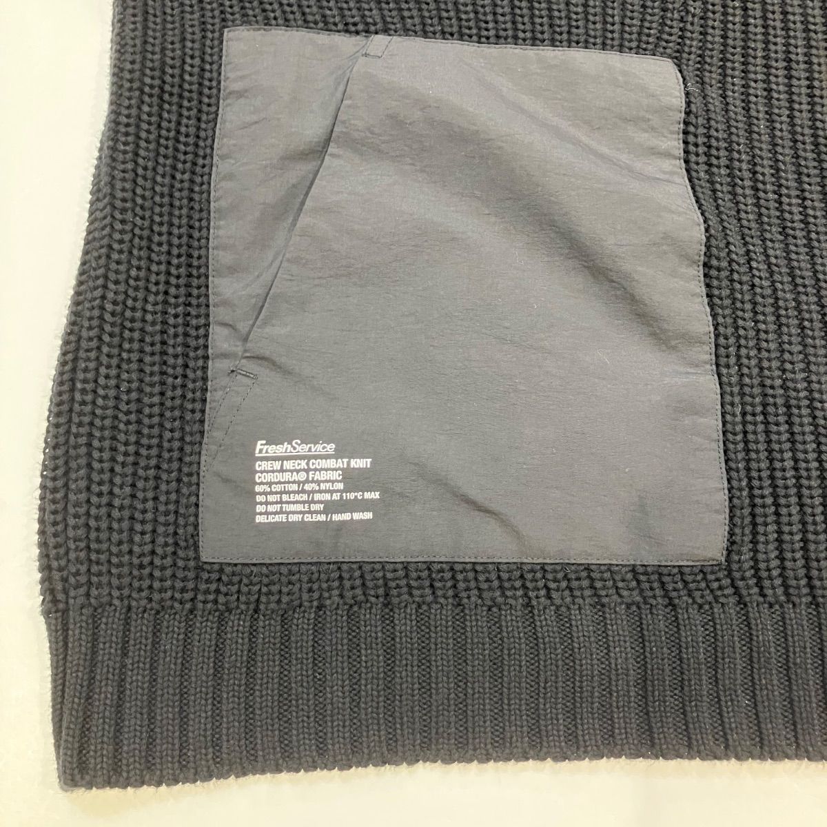 Fresh Service CREW NECK COMBAT KNIT セーター ニット サイズM 