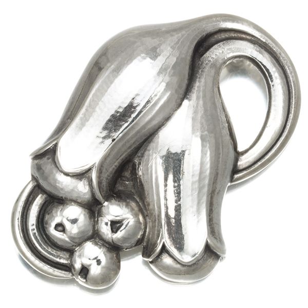 美品 ジョージジェンセン ブローチ スズラン 100C ジョージジェンセン ブローチ 100B スズラン シルバー 925 #166039