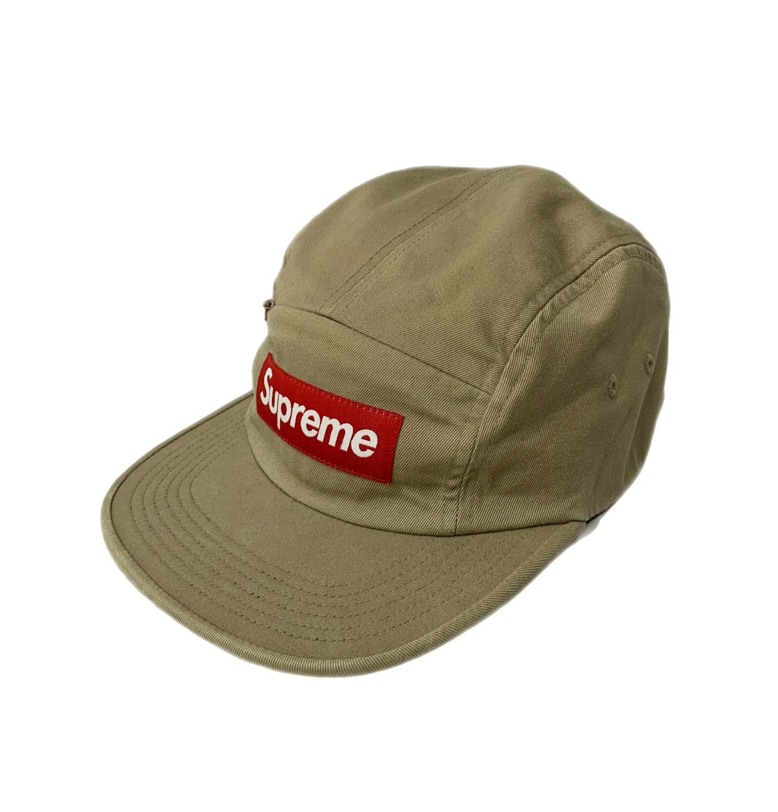 シュプリーム SUPREME 17ss フロントパネルジップキャンプキャップ Front Panel Zip Camp Cap 帽子 メンズ帽子  キャップ ロゴ ブラウン 201goods-461 - メルカリ