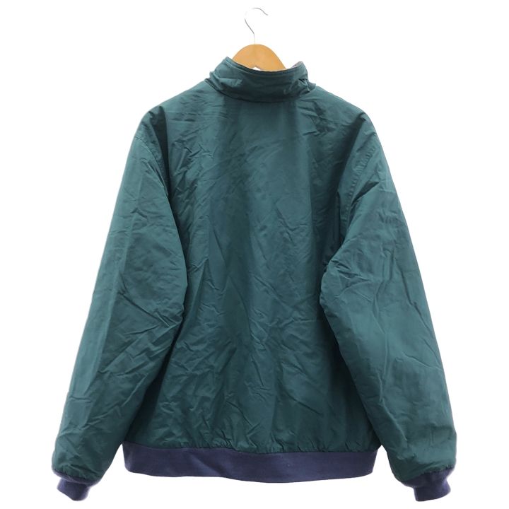 L.L.Bean エルエルビーン ④ 裏フリースナイロンブルゾン メンズ グリーン XL