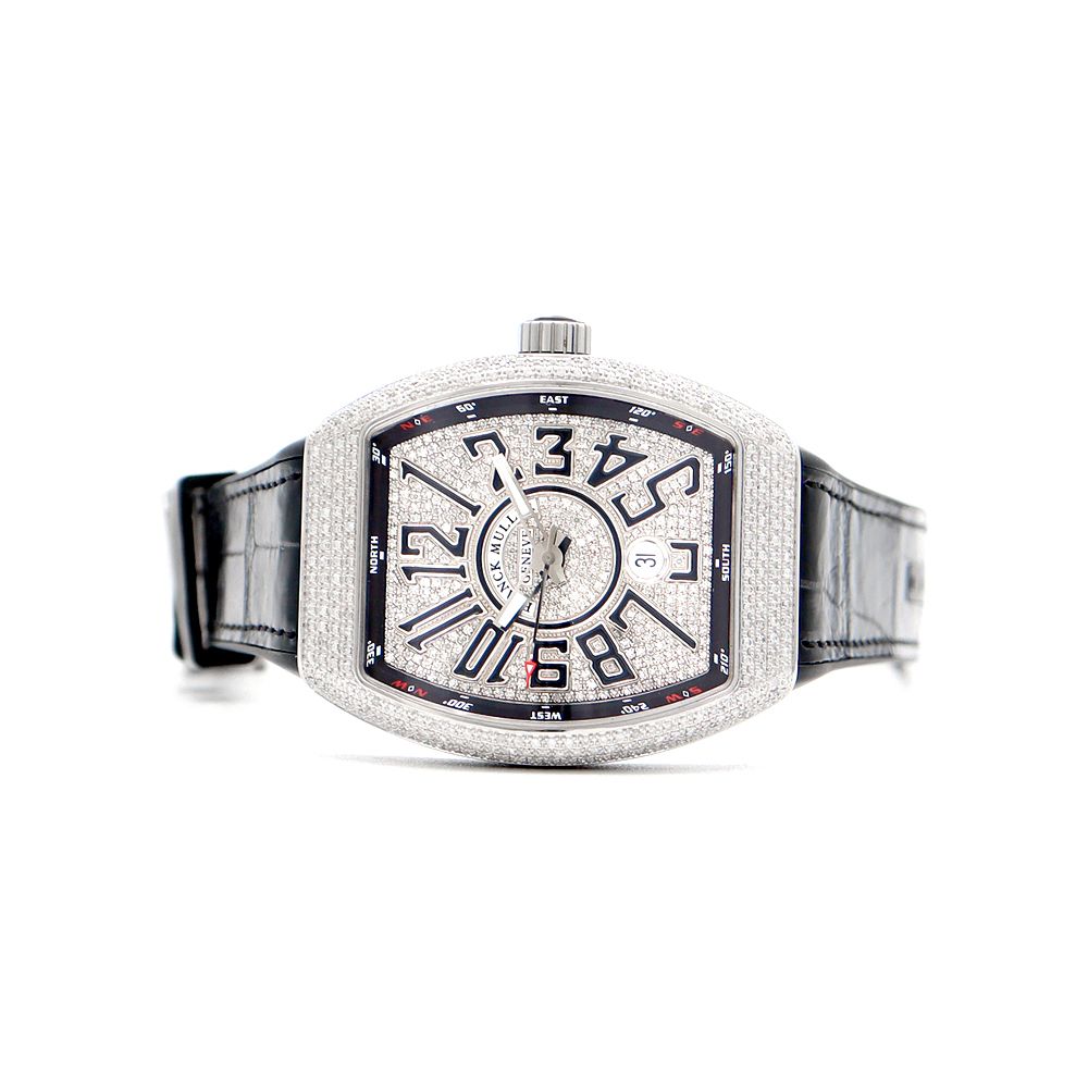 FRANCK MULLER フランクミュラー ヴァンガード ダイヤベゼル ダイヤ  