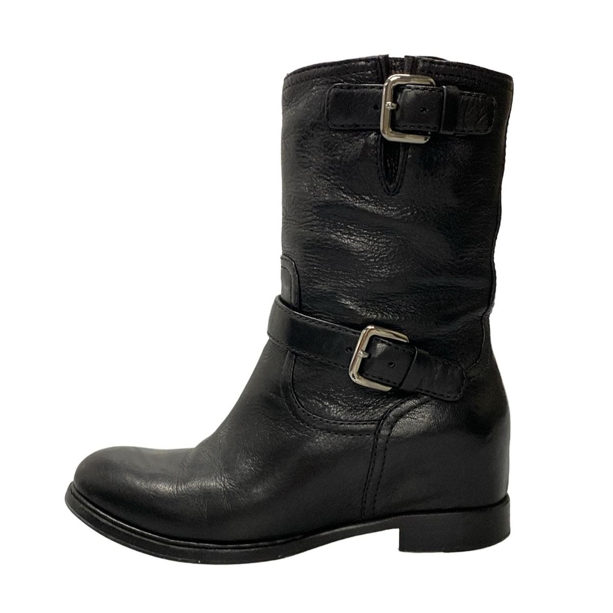 PRADA SPORT プラダスポーツ ショートブーツ 35 1|2 レディース - 黒 レザー