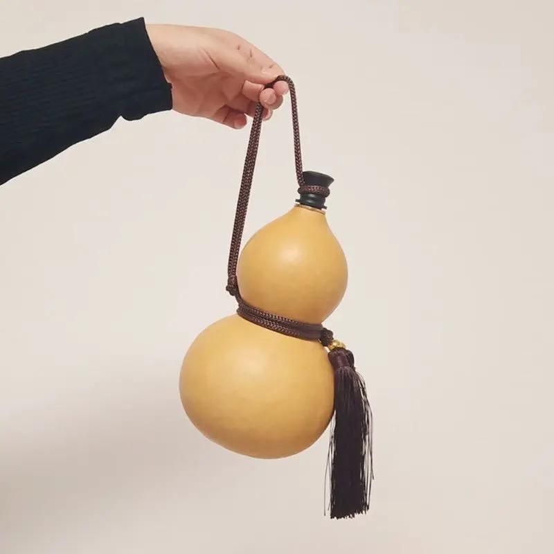 ☆本物の瓢箪使用☆ 瓢箪 ひょうたん 水筒 ボトル 徳利 酒器 500ml