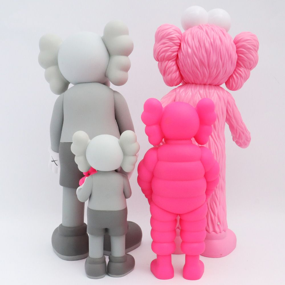 KAWS FAMILY GREY/PINK/FLUORO PINK