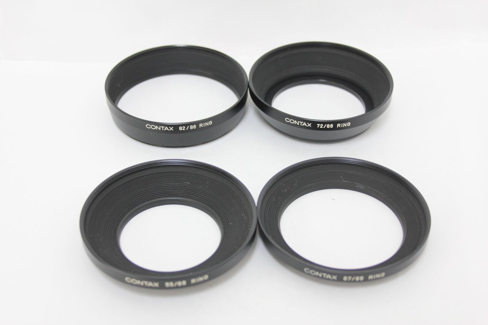返品保証 4点まとめ コンタックス Contax 55|86 67|86 72|86 82|86 Ring リング v7866