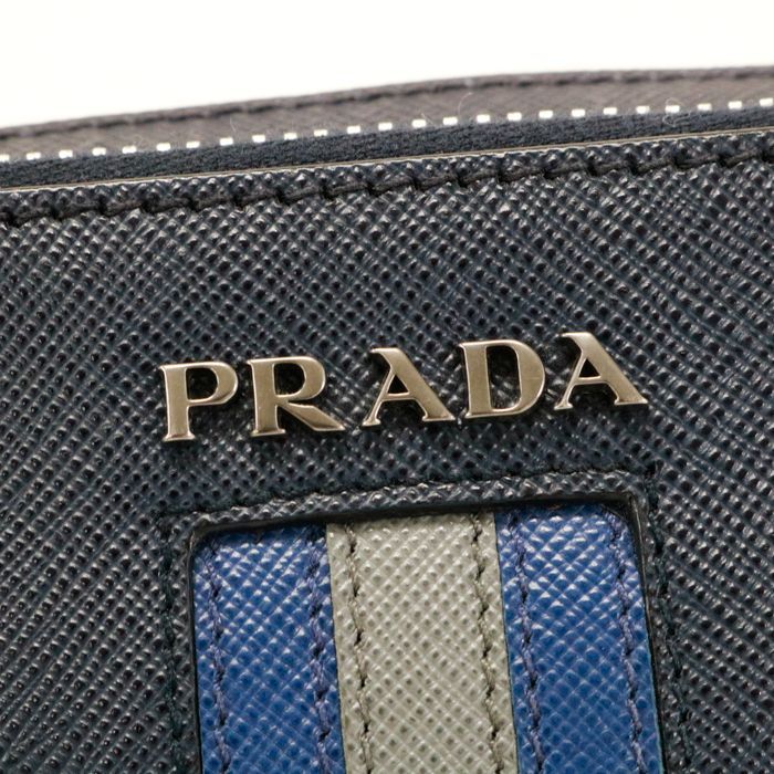 プラダ PRADA クラッチバッグ サフィアーノ (レザー) ロゴ 2VF052 ...