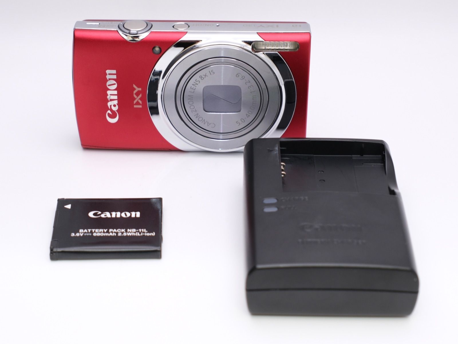 Canon キヤノン IXY 130 レッド コンパクトデジタルカメラ #4134 - メルカリ