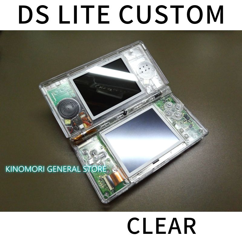 任天堂 DS LITE CUSTOM CLEAR ! 送料無料! - KINOMORI GS - メルカリ