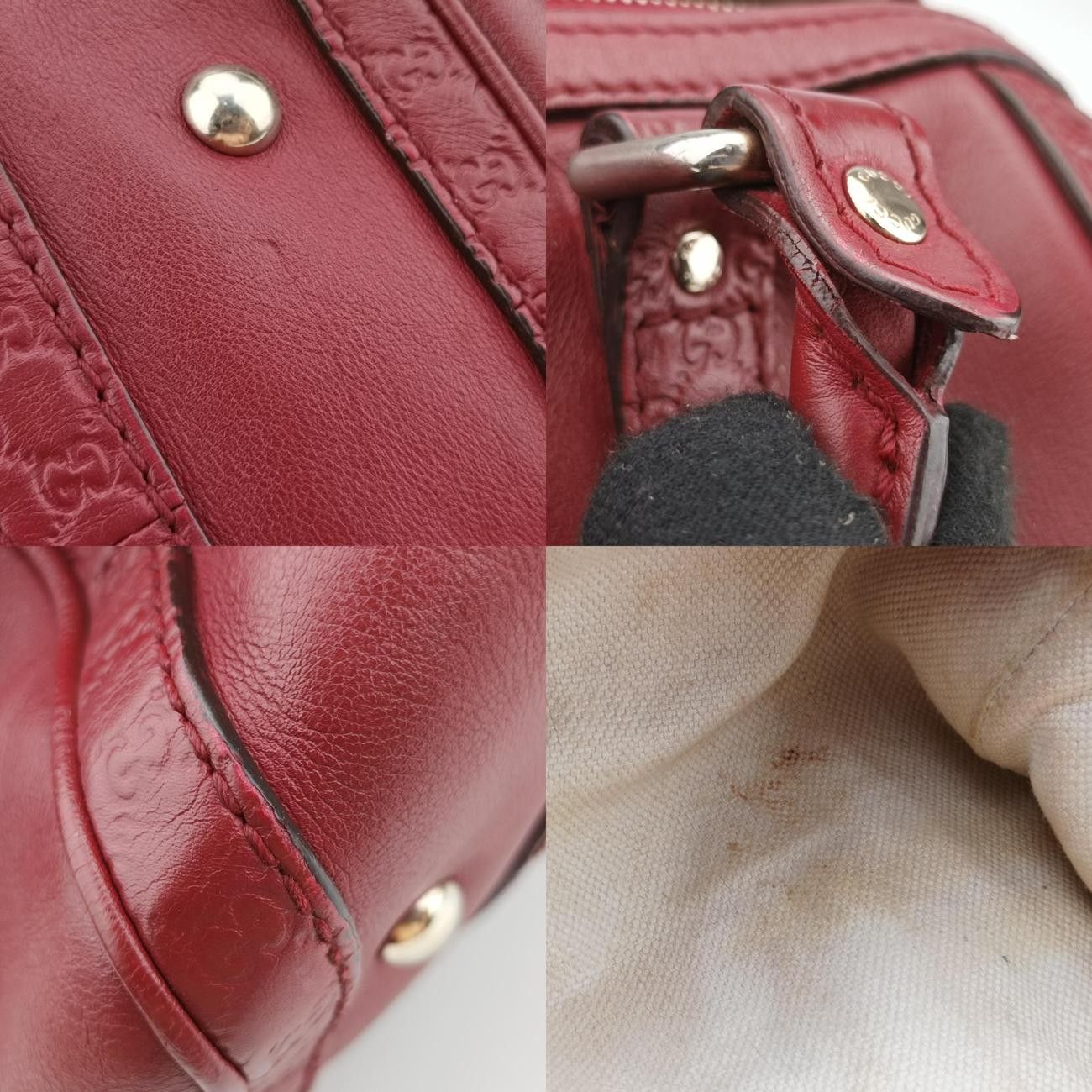 グッチGucciマイクログッチシマレッドレザー269876A012136825