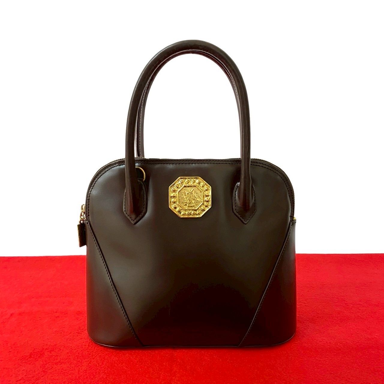 ほぼ未使用 YVES SAINT LAURENT イヴ サンローラン YSL ロゴ 金具 