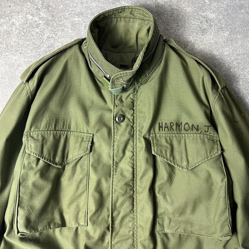 60s USARMY M65 フィールドジャケット　アルミジッパー L-S 60s USARMY M65 フィールドジャケット アルミジッパー L-S 米軍実物M65