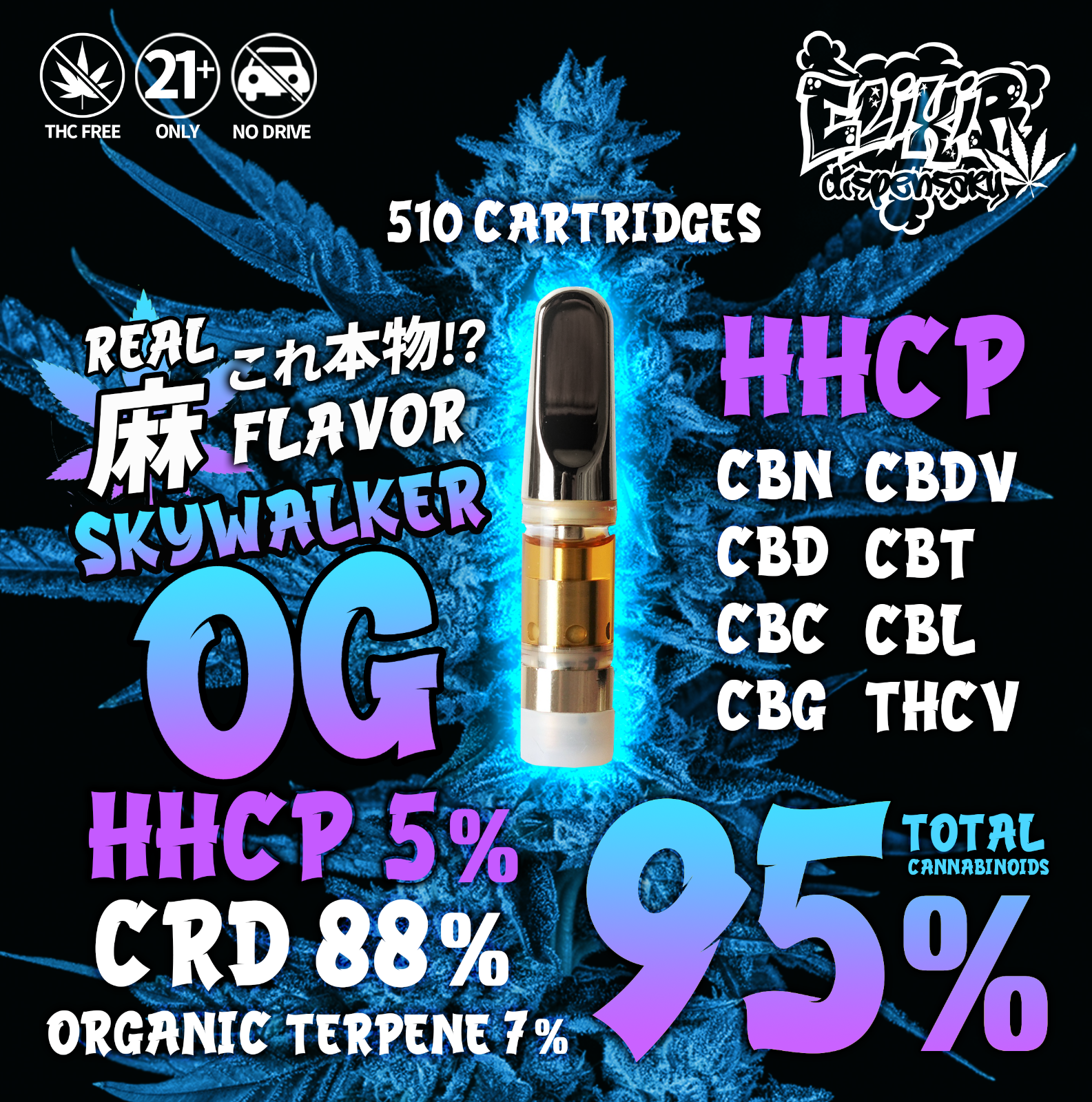 ⚫︎64H CH リキッドVAPEセットCRDP CBD CBN