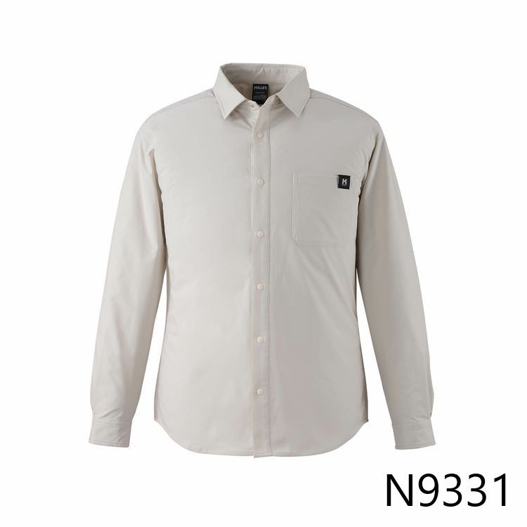 ミレー MILLET メンズ グーテ ロングスリーブシャツ 保温性 速乾性 撥水加工