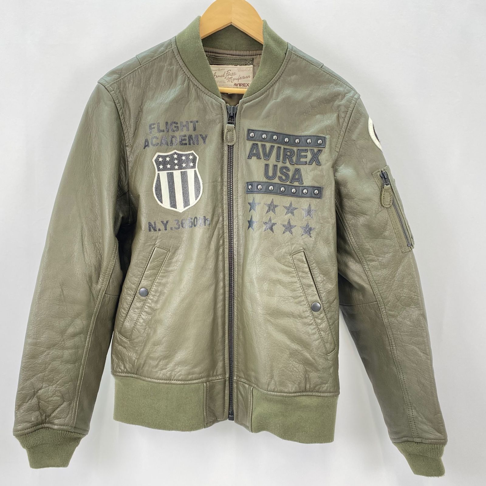 90'S DURANTE カウレザー A-2風 フライトジャケット M レザー ma 1