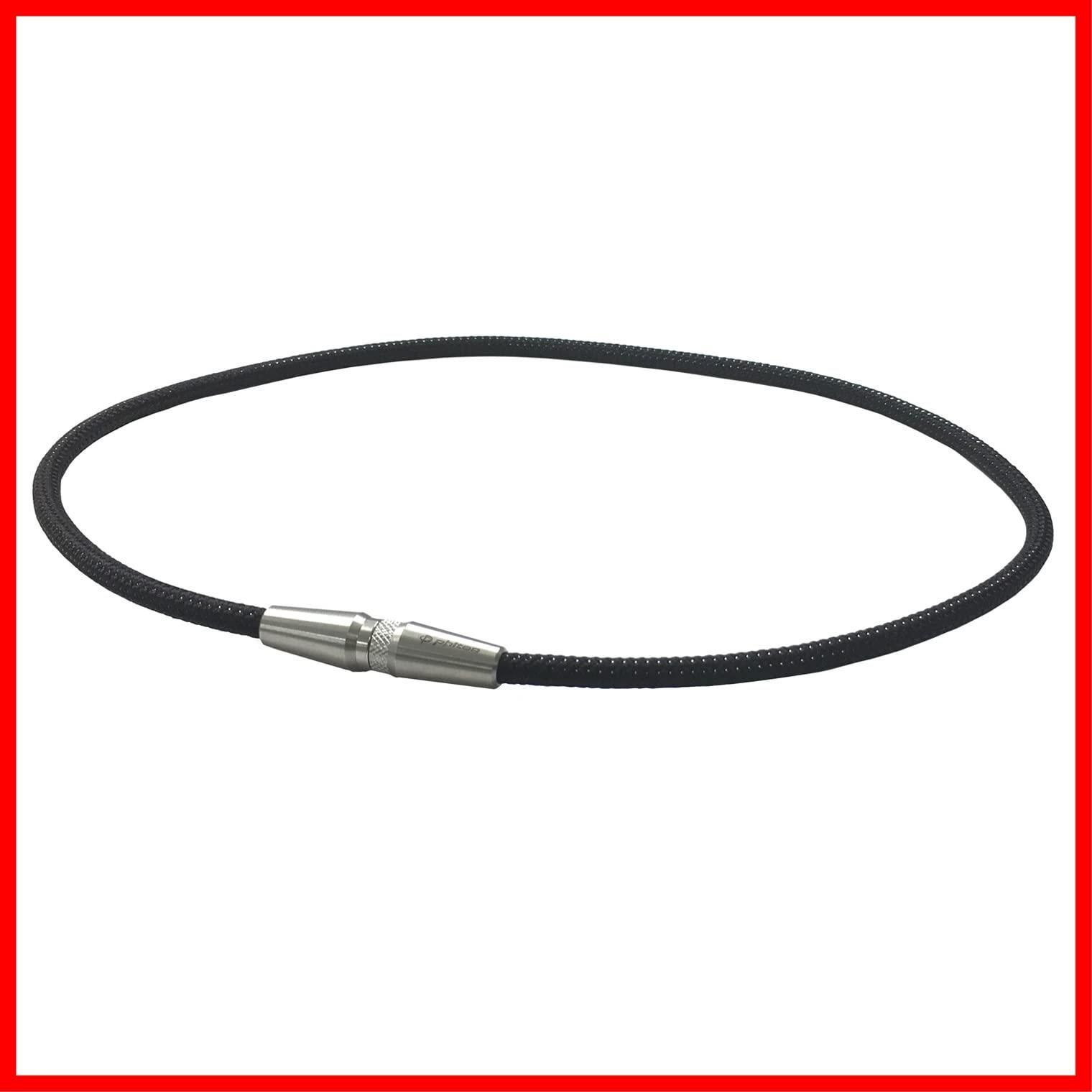 【特価】 ファイテン(phiten) ネックレス RAKUWA ネックX50 AG ローレット シルバー 50cm アクアゴールド×アクアチタンX50 含浸スペシャルモデル