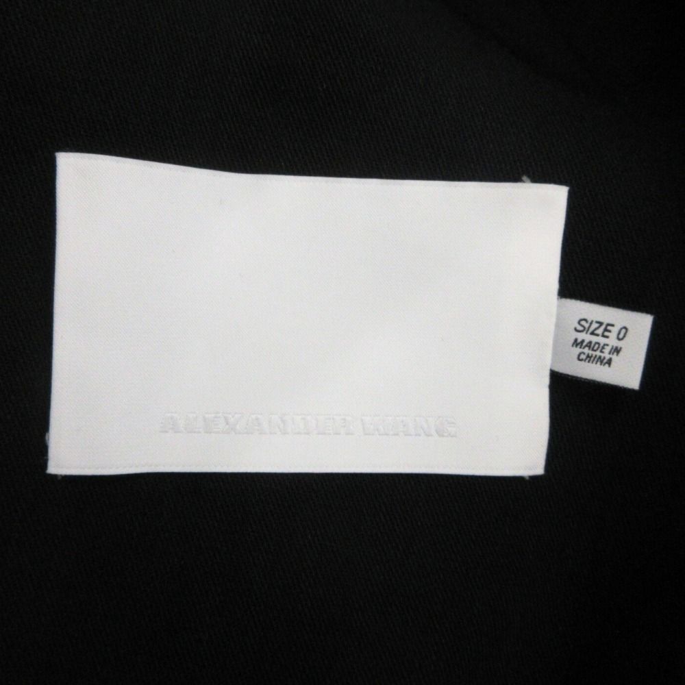  WANG アレキサンダーワン ウール ベスト ジレ カットソー フォーマル サイズ0 黒 ブラック レディース 古着 ベスト ジレ ベスト ジレ ビスチェ