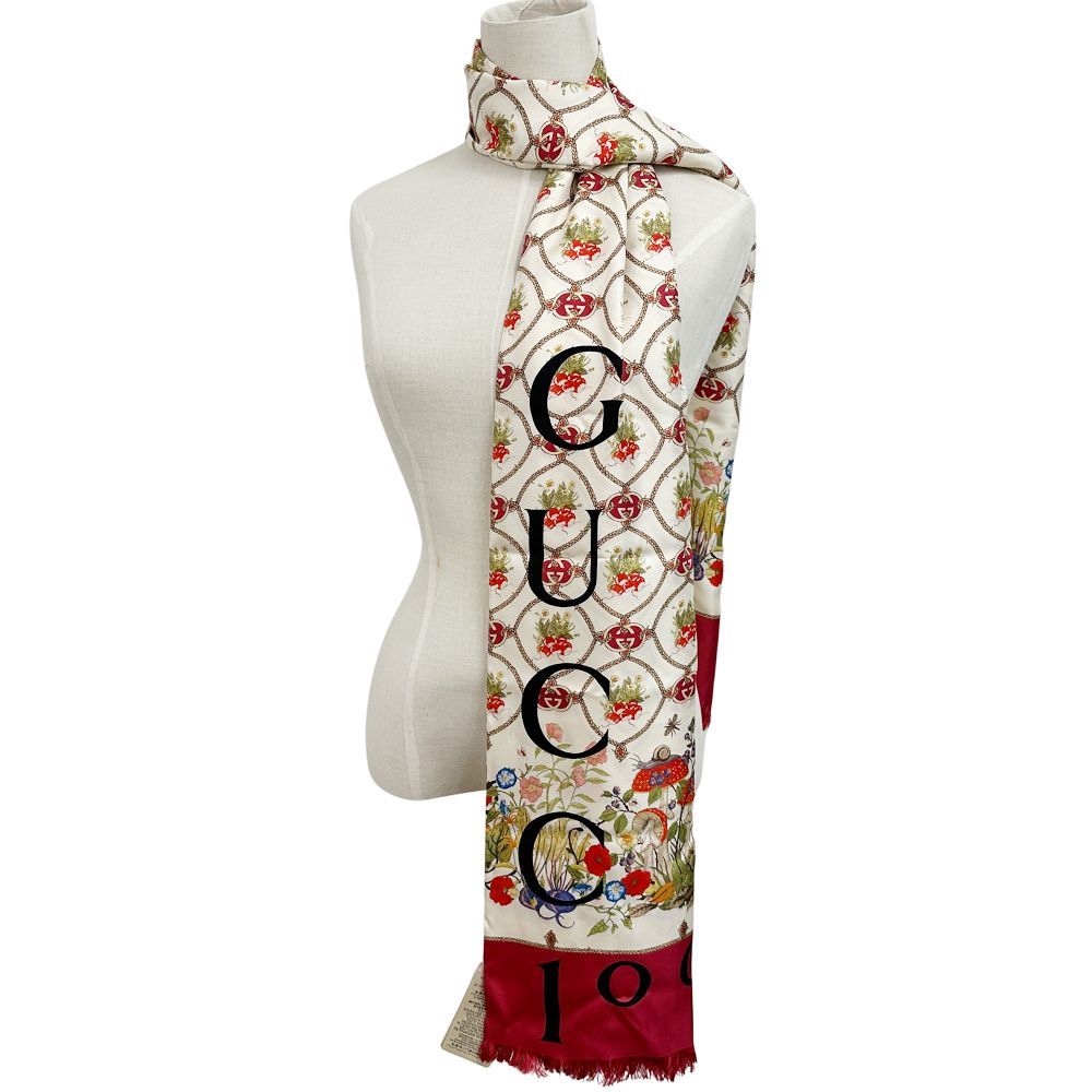 グッチ GUCCI スカーフ レディース メンズ ブランド シルク