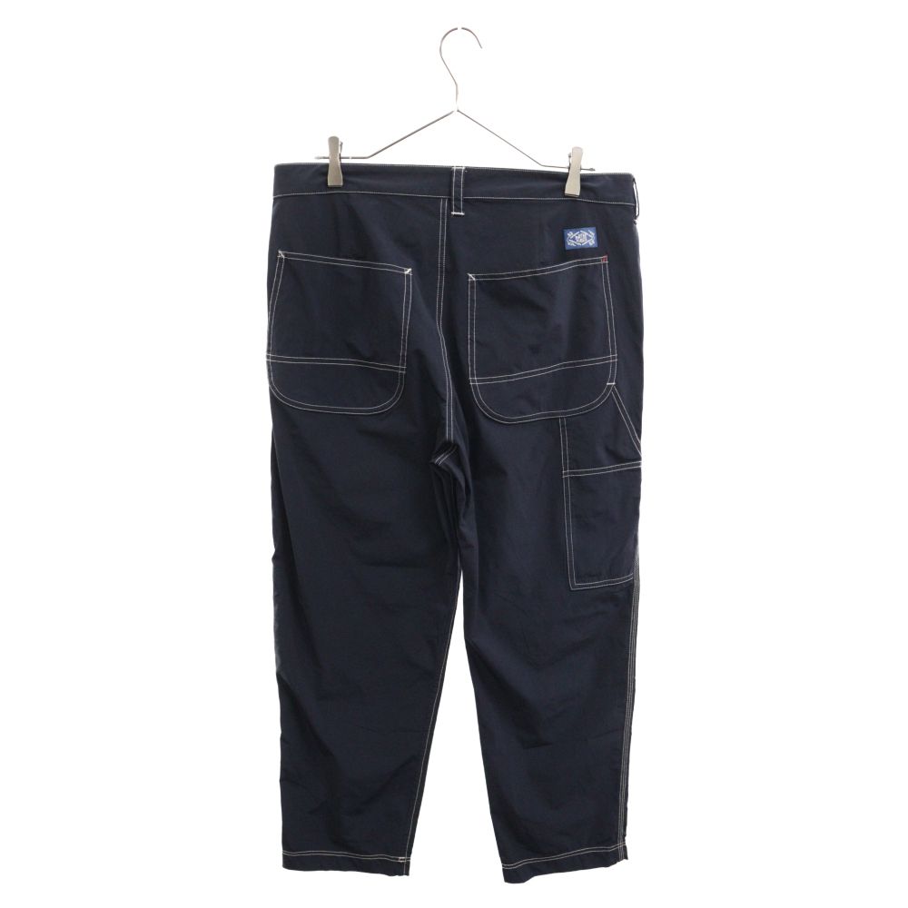 Porter Classic (ポータークラシック) SUPER NYLON STRETCH WORK PANTS スーパーナイロンストレッチ  ステッチワークロングパンツ ネイビー - メルカリ