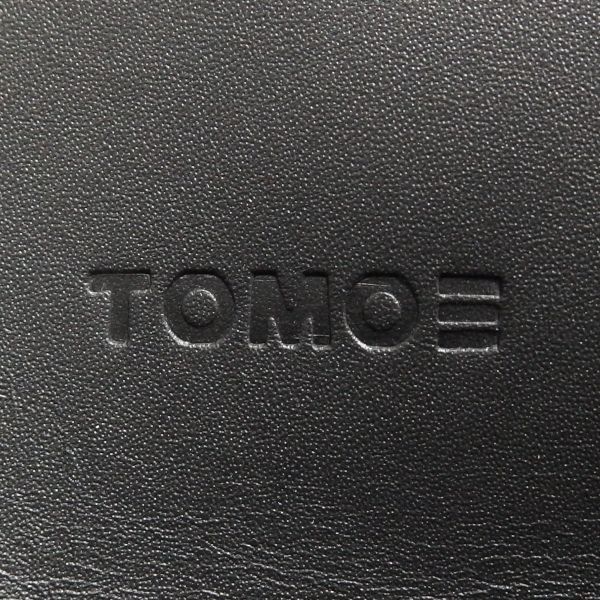 未使用★TOMOE 2Way サコッシュ M ネイビー レザー ショルダーバッグ クラッチバッグ メンズ トモエ★