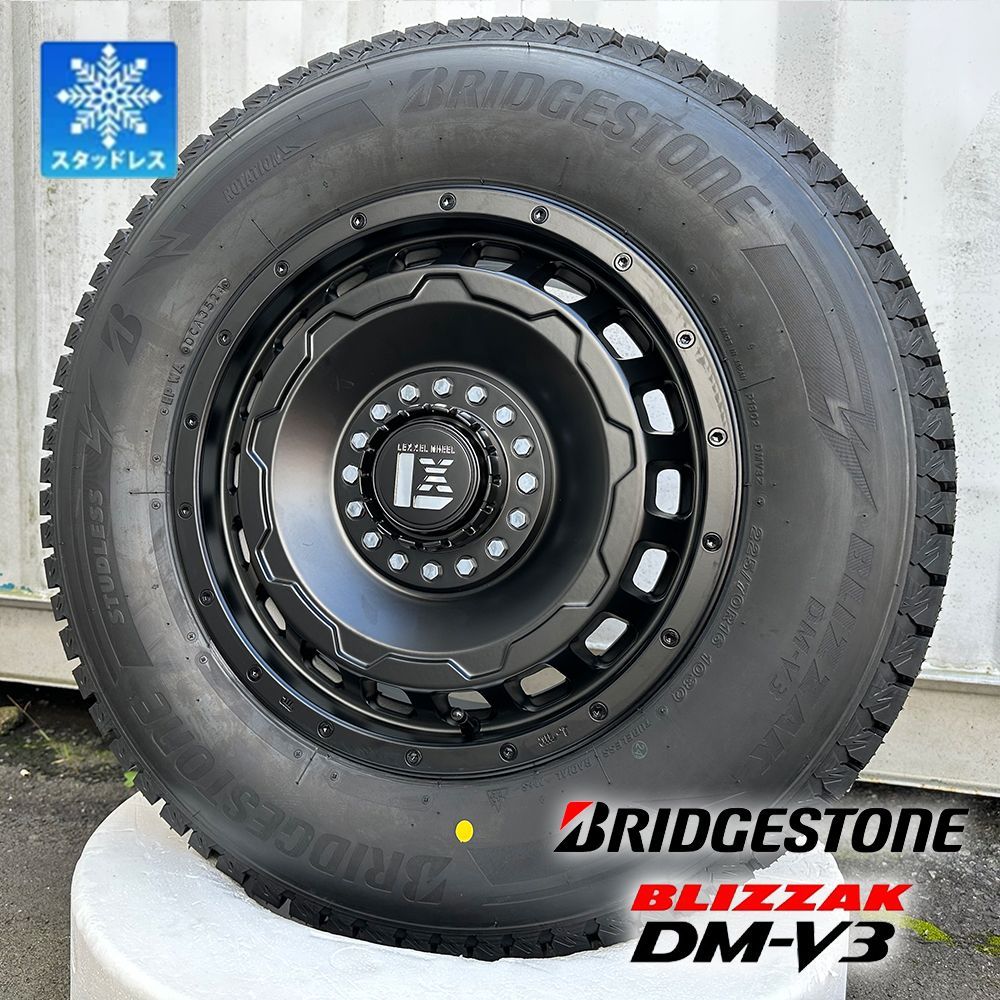 スタッドレスタイヤ デリカD5 エクストレイル スタッドレスタイヤホイール 16インチ SwaGGer ブリヂストン ブリザック DM-V3  215/70R16 225/70R16 - メルカリ