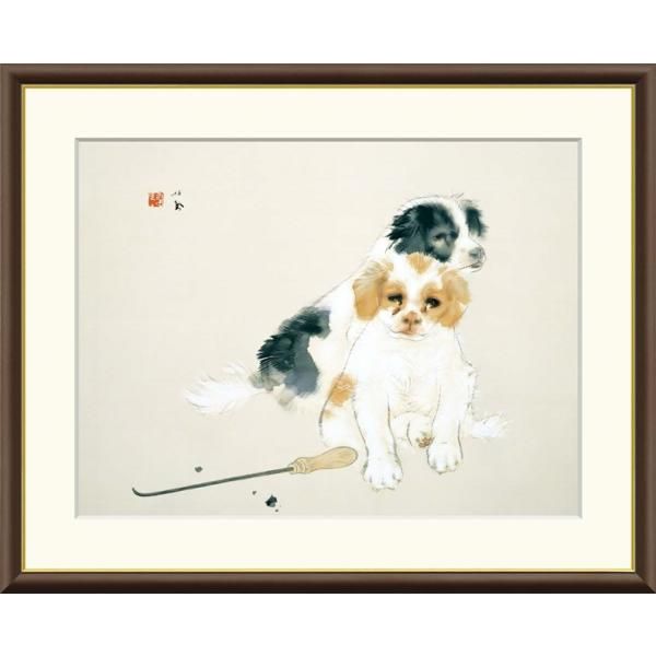 セール中 高精細デジタル額装版画 日本の名画 竹内栖鳳 (たけうち せい