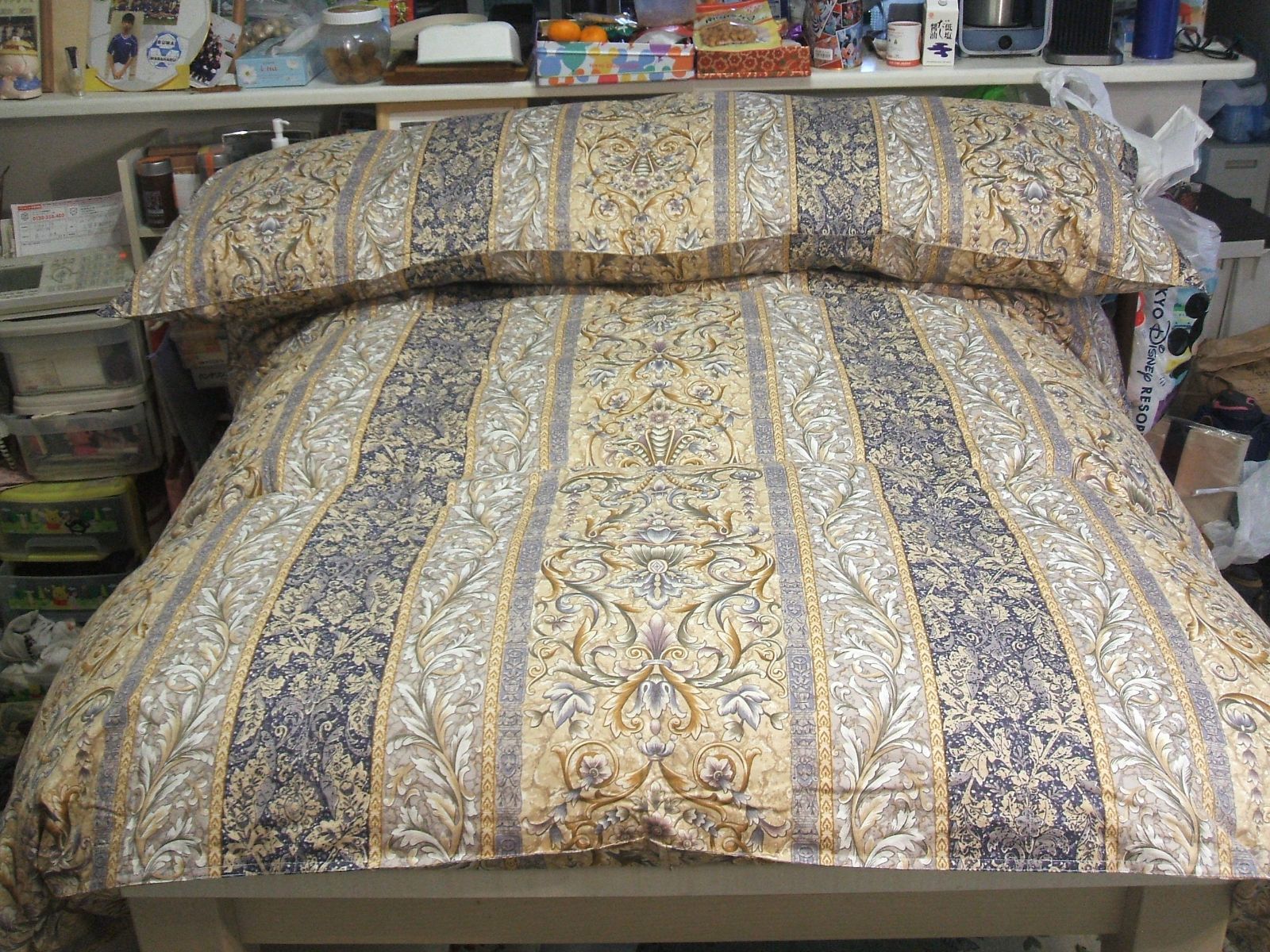 在庫僅か５点 価格 ＊ロイヤル＊フランス９３％＊増量１ ３キロ＊８０超長綿１００％生地＊羽毛布団 シングル ブルー