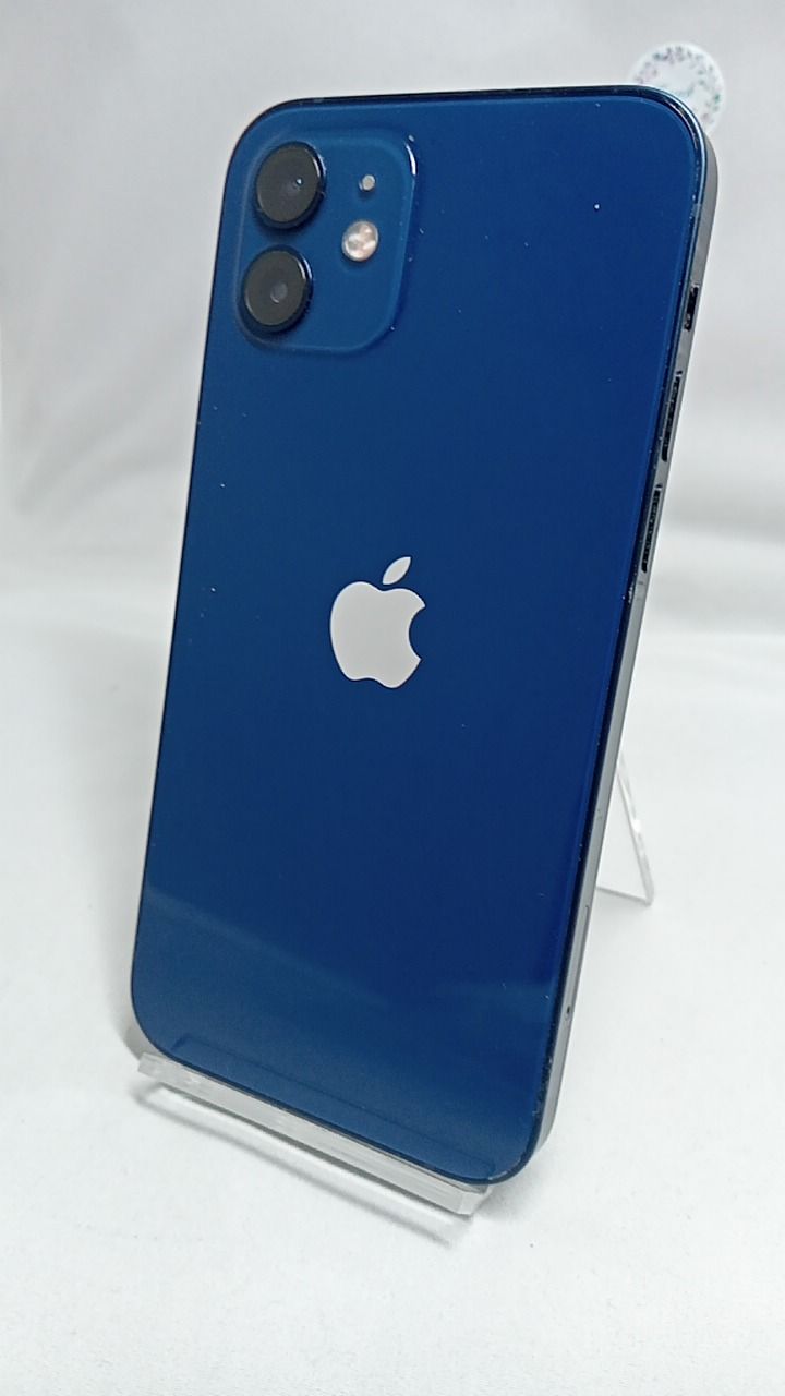 Apple iPhone 12 ブルー A2402 128GB ヒビあり iphone12 128 GB C
