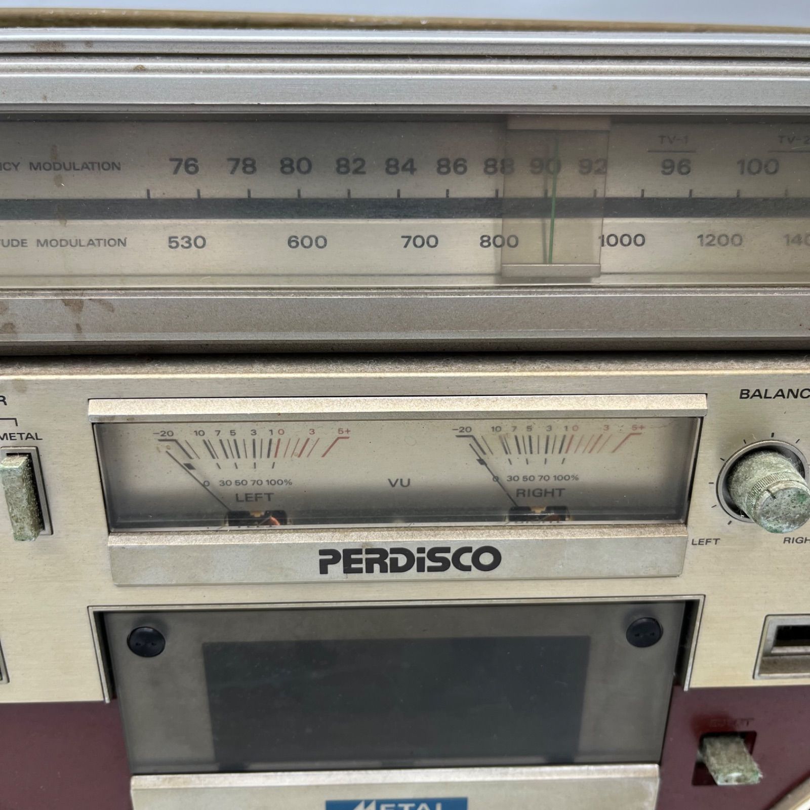 ジャンク品 HITACHI|日立|PERDISCO|パディスコ|TRK-8600RM|ラジカセ
