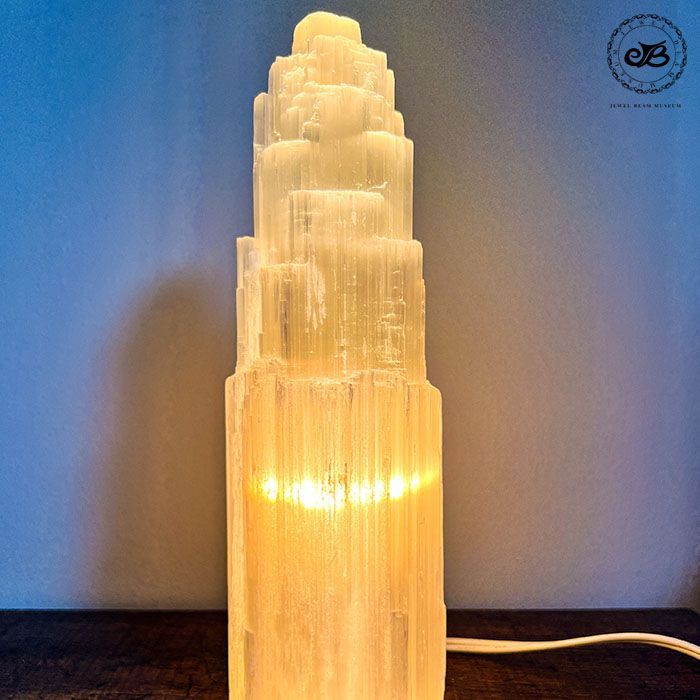 Selenite Tower Lamp セレナイト タワー ランプ Ｍサイズ パワーストーン 天然石ランプ 原石 ジプサム 入手困難希少品! 在庫限り  - メルカリ