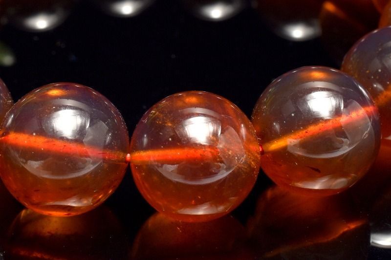 １点物 ミャンマー産 レッドブルーアンバー 13mm ブレスレット パワーストーン 天然石 _MA8764