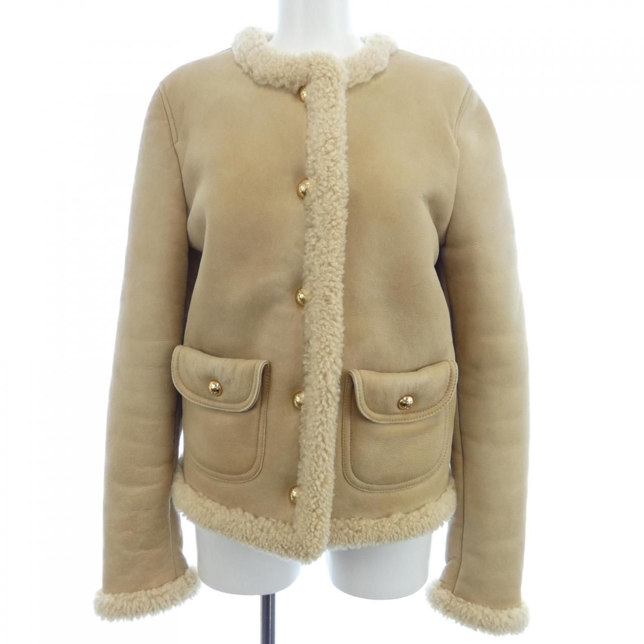 セリーヌ CELINE トリオンフ TRIOMPHE 2F457274T ムートンジャケット