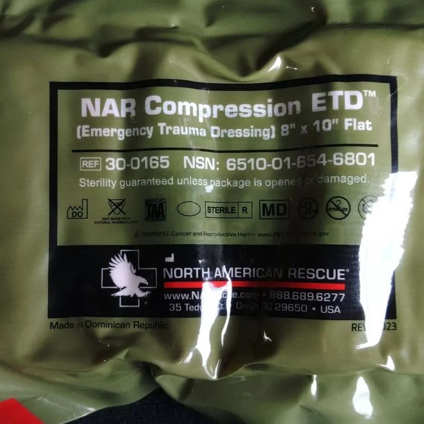 【米軍放出品】NAR Compression ETD(Emergency Trauma Dressing) - メルカリ