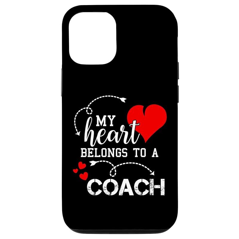 新品　iPhone 12/12 Pro My Heart Belongs To A Coach Funny Coaching スマホケース