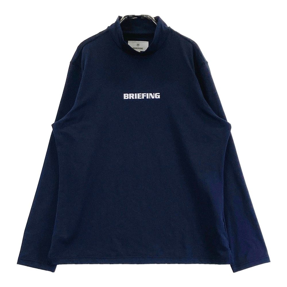 BRIEFING ネイビー ハイネックゴルフシャツ L BRIEFING GOLF - MS TOUR HIGH NECK | ハイネックシャツ