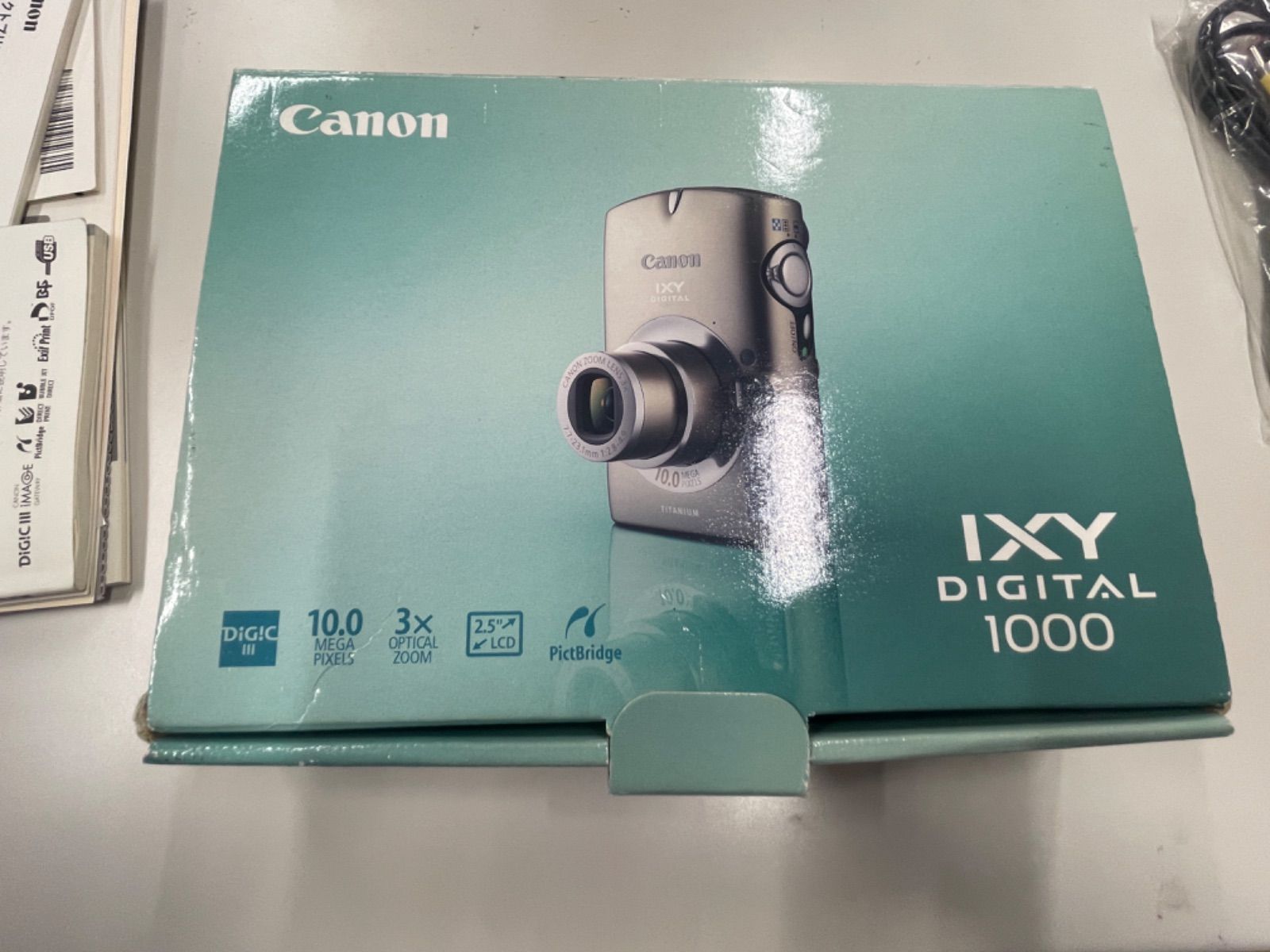 Canon キャノン IXY DIGITAL 1000 シルバー ショップ 箱付き