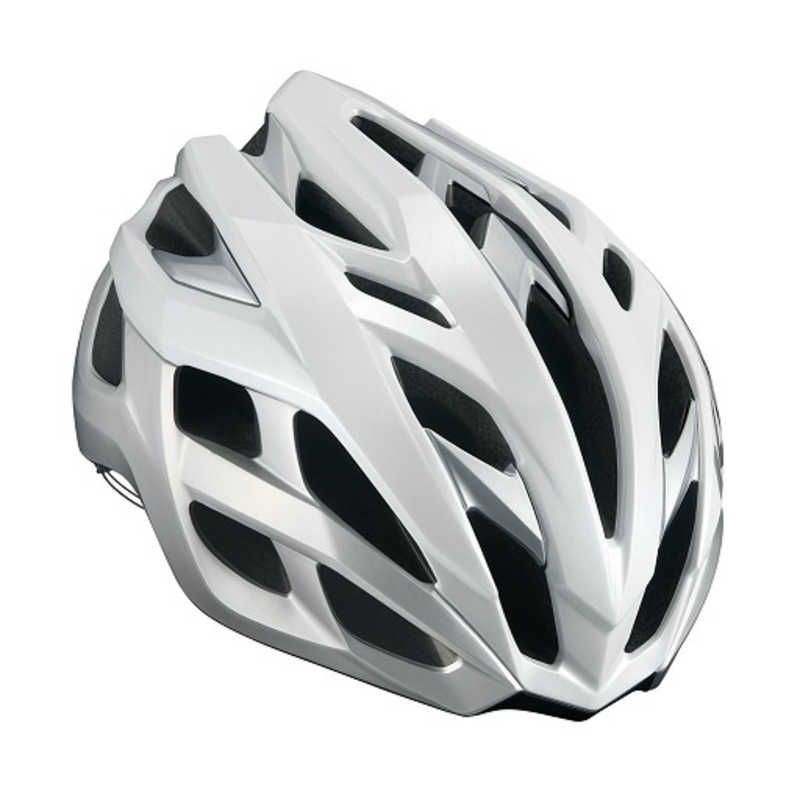 未開梱 オージーケーカブト 自転車用ヘルメット ヴォルツァ S Mサイズ 55~58cm ホワイトシルバー VOLZZA